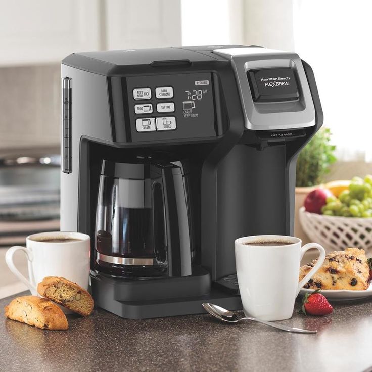 Hamilton Beach Hamilton FlexBrew 12-Cup Black Residential Drip Coffee Maker