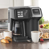 Hamilton Beach Hamilton FlexBrew 12-Cup Black Residential Drip Coffee Maker