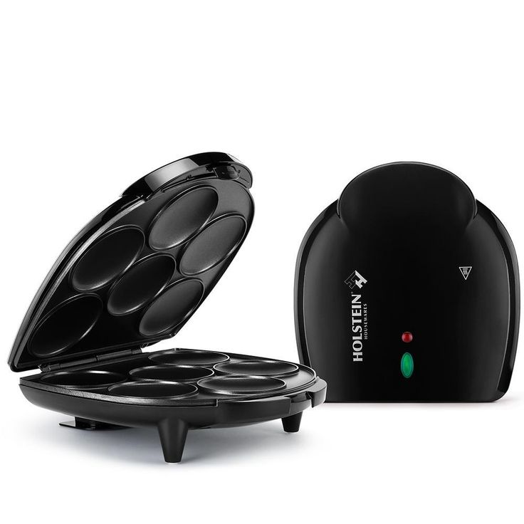 9.62 in. Black Non-Stick Arepa Maker