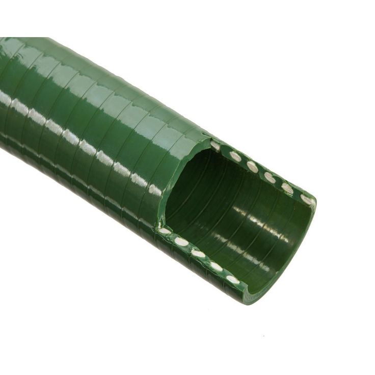 1 in. Dia x 50 ft. Green Heavy-Duty Flexible PVC Suction and Discharge Hose