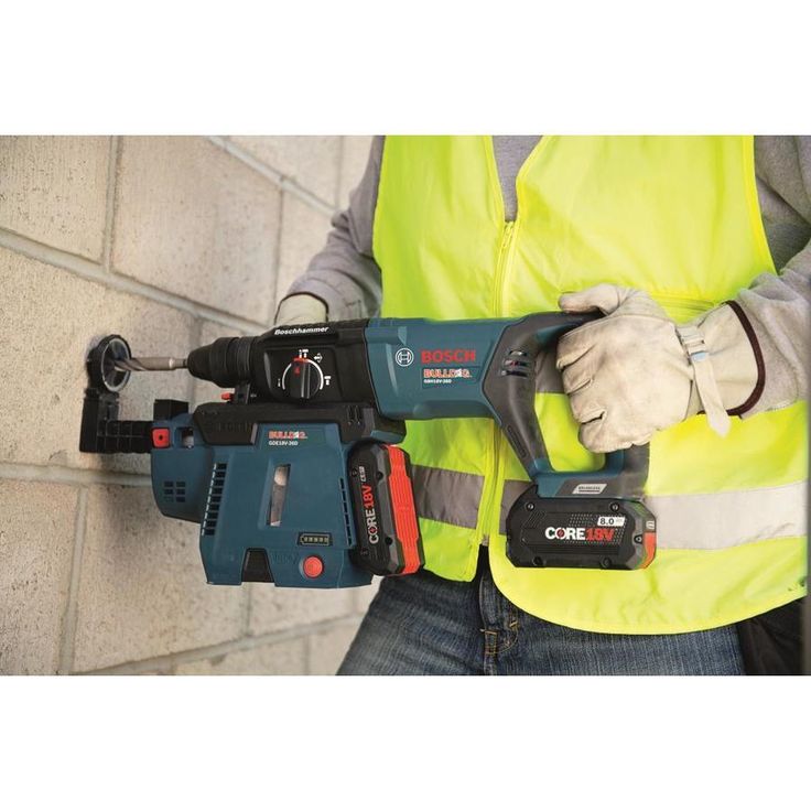 Bosch Bulldog Tough 4-Cutter 6-in Alloy Steel Masonry Drill Bit for SDS-Plus Drill