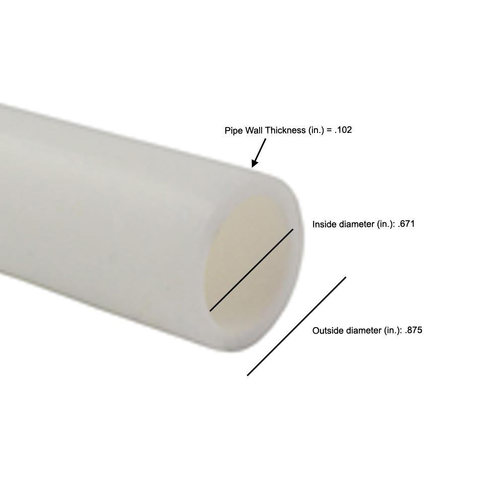 3/4 in. x 500 ft. White PEX Pipe - Super Arbor