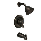 Banbury Single-Handle 1-Spray 1.75 GPM Tub and Shower Faucet with Valve in Chrome (Valve Included)