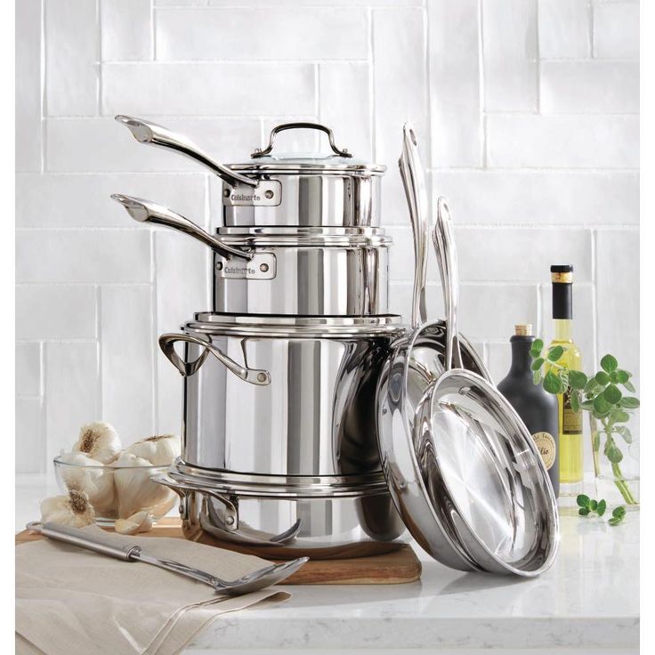 MultiClad Pro 12-Piece Stainless Steel Cookware Set