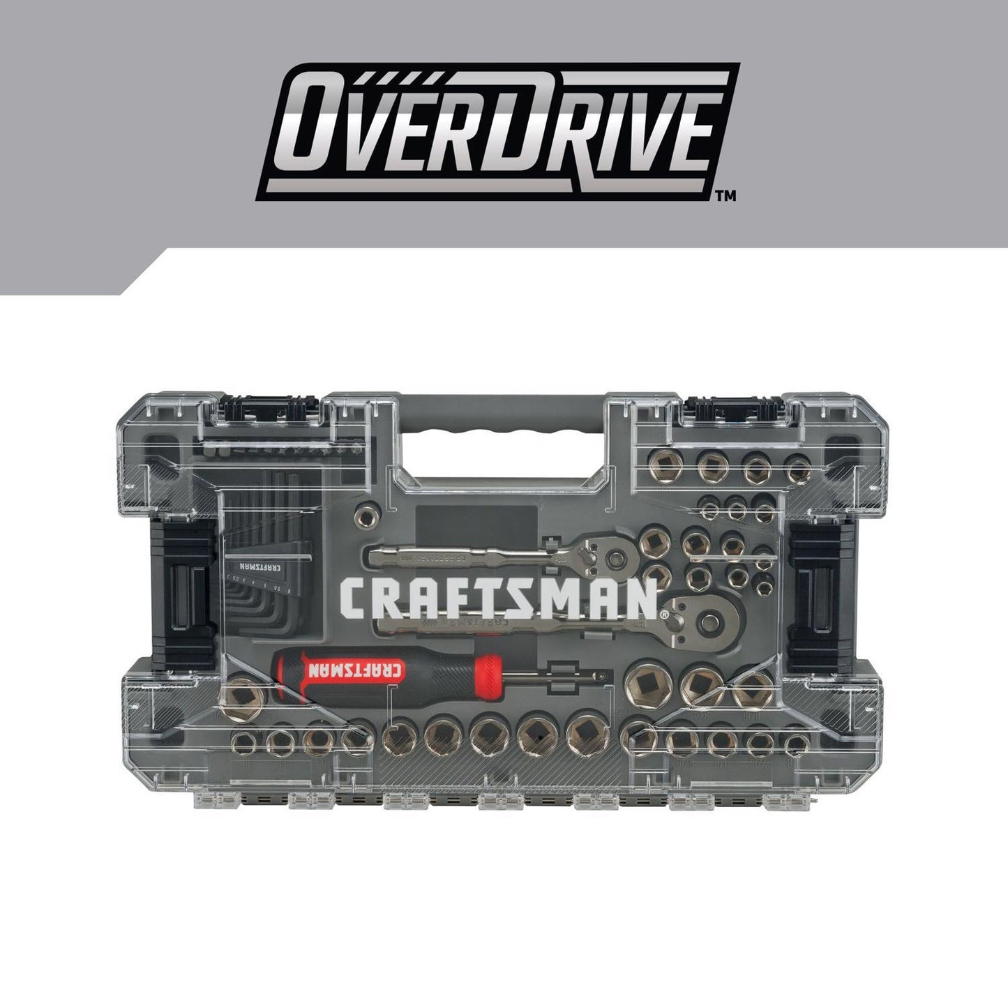 Craftsman OVERDRIVE 64 pc Metric/SAE Mechanic's Tool Set