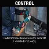 18-Volt LXT Brushless 4-1/2 in. / 5 in. Cordless Cut-Off/Angle Grinder with Electric Brake and AWS (Tool Only)