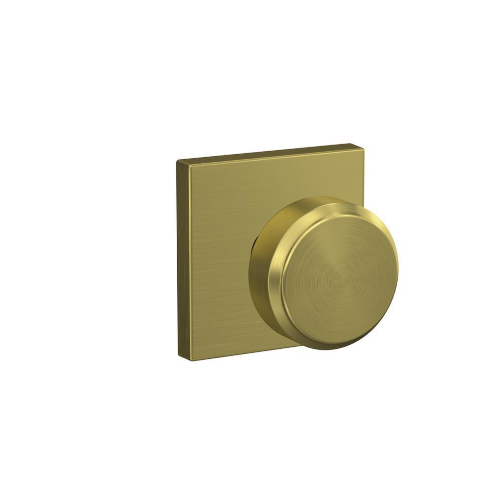 Custom Bowery Matte Black Collins Trim Combined Interior Door Knob - Super Arbor