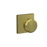 Custom Bowery Matte Black Collins Trim Combined Interior Door Knob - Super Arbor