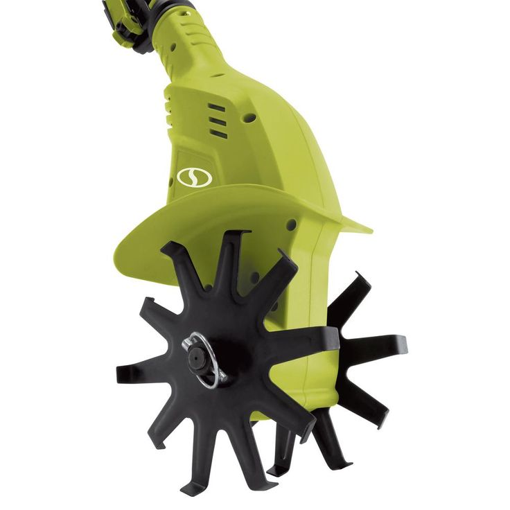 Sun Joe 4.25 in. 24-Volt Electric Cordless Garden Tiller Plus Cultivator (Tool-Only)
