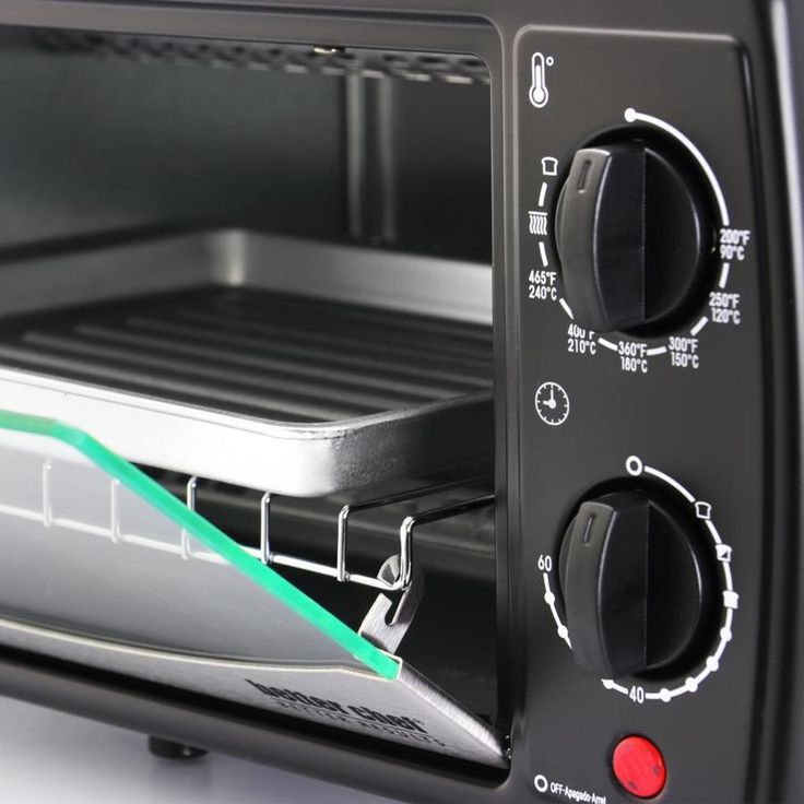 Better Chef 2-Slice Black Convection Toaster Oven (700-Watt)