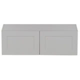 Cambridge Shaker Assembled 30x42x12.5 in. Wall Cabinet with 2 Soft Close Doors in White - Super Arbor