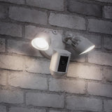 Outdoor Wi-Fi Cam with Motion Activated Floodlight, White (3-Pack) - Super Arbor