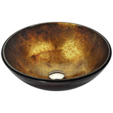 Arc Series Vessel Sink in Frosted Blue - Super Arbor