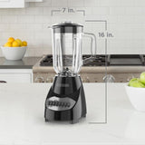 40 oz. 10-Speed Black Countertop Blender