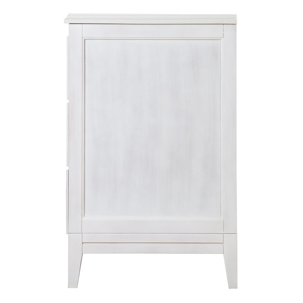 Chennai 37 in. W Single Vanity in White Wash with Engineered Stone Vanity Top in Crystal White with White Sink - Super Arbor