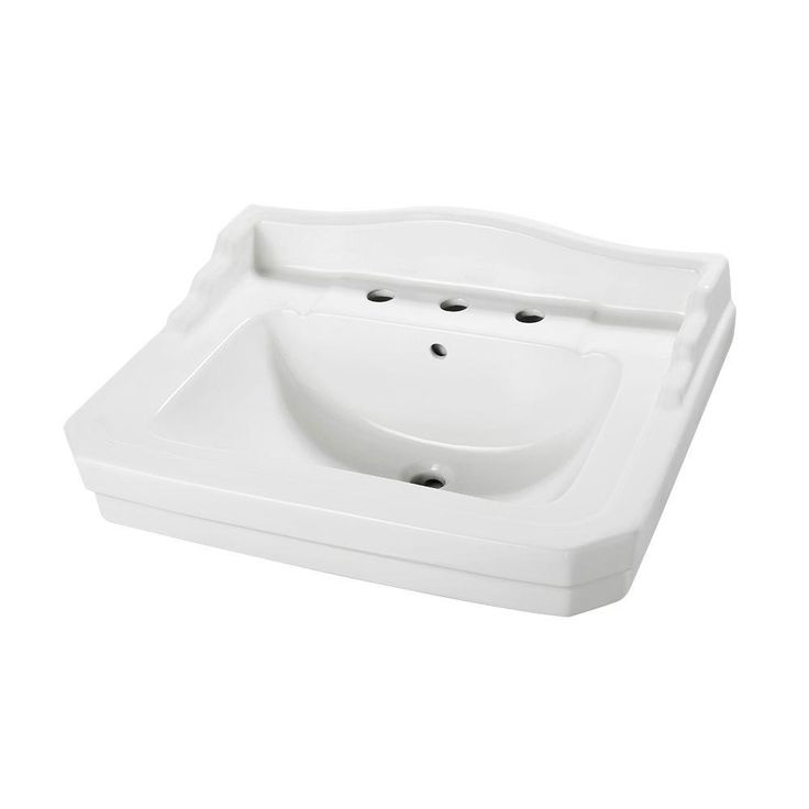 Foremost Series 1930 20-1/4 in. Pedestal Sink Basin in White