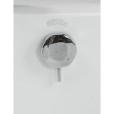 Laydown 72 in. Walk-In Whirlpool Bathtub in White LH Hinged Middle Glass Door with Screen 5 PC Fast Fill Faucet LH Drain - Super Arbor