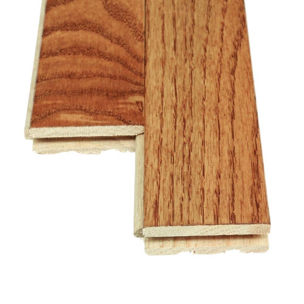 Bruce Plano Marsh Oak 3/4 in. Thick x 2-1/4 in. Wide x Varying Length Solid Hardwood Flooring (20 sq. ft. / case) - Super Arbor