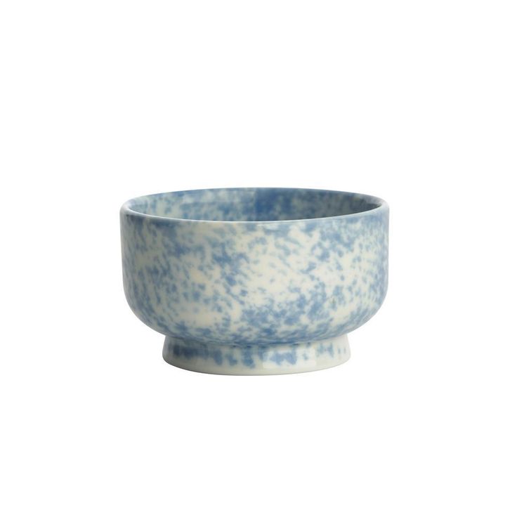 Cloud 8 fl. oz. Porcelain Blue Footed Ramekins (Set of 24)