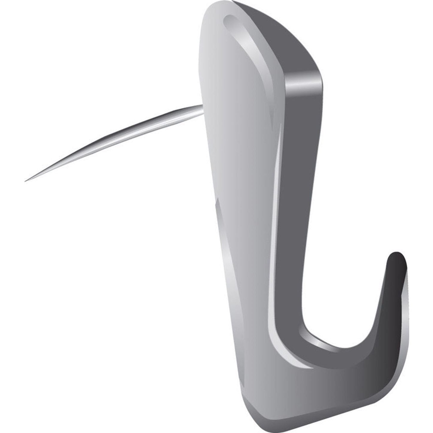 Hillman WallBiter Brass-Plated Large Picture Hook, 60 lb, 3 Pack
