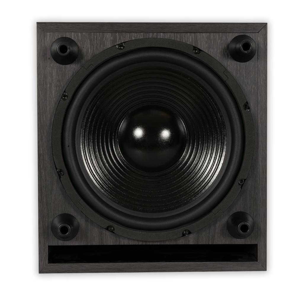 Home Theater Powered Subwoofer Black Down Firing Sub - Super Arbor