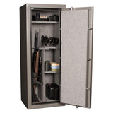 14-Gun Fire-Resistant Combination Gun Safe, Gray - Super Arbor
