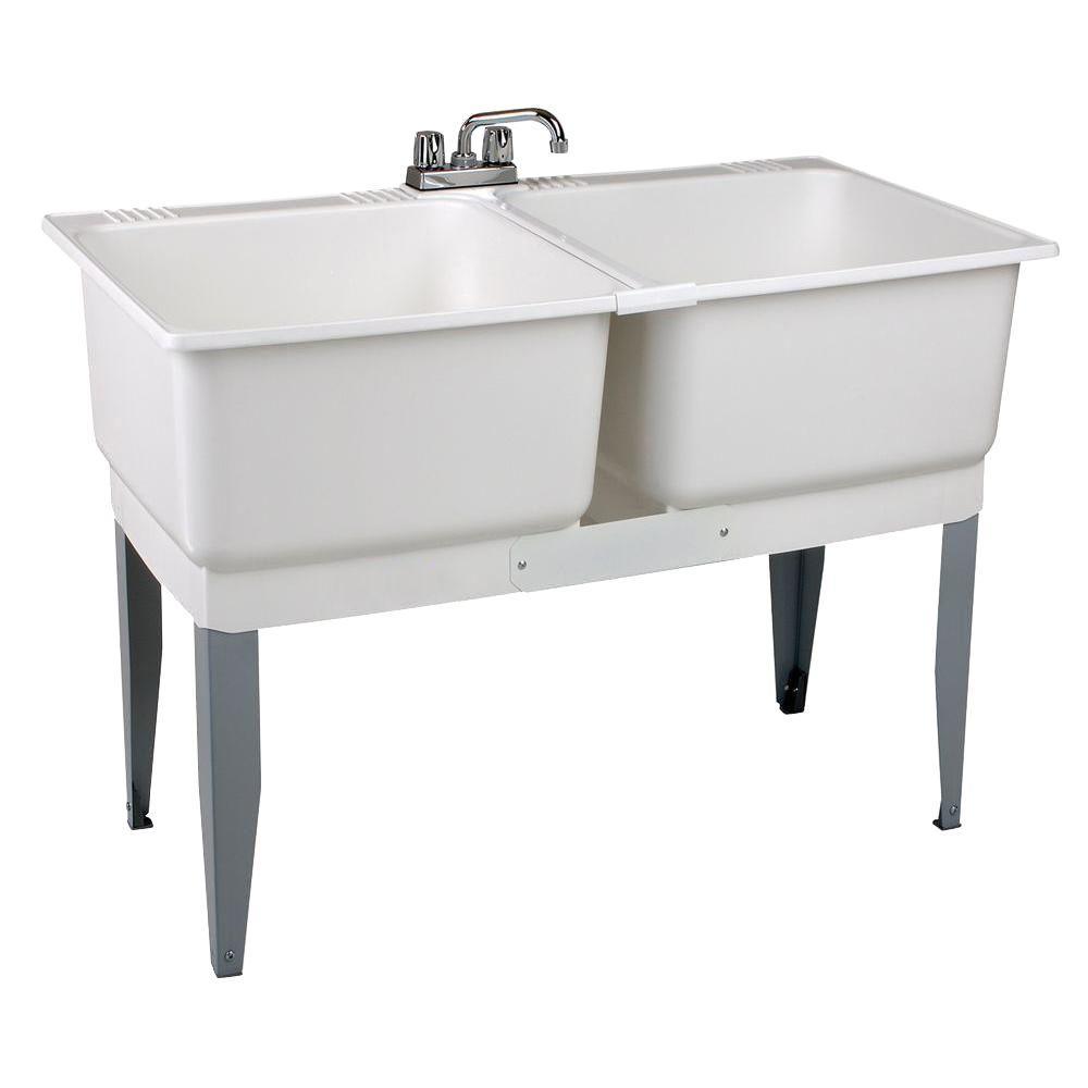46 in. x 34 in. Plastic Laundry Tub - Super Arbor