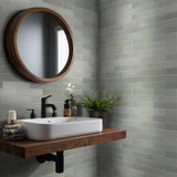 Lakeview Jade 3 in. x 12 in. Glossy Ceramic Wall Tile (5.5 sq. ft./Case)