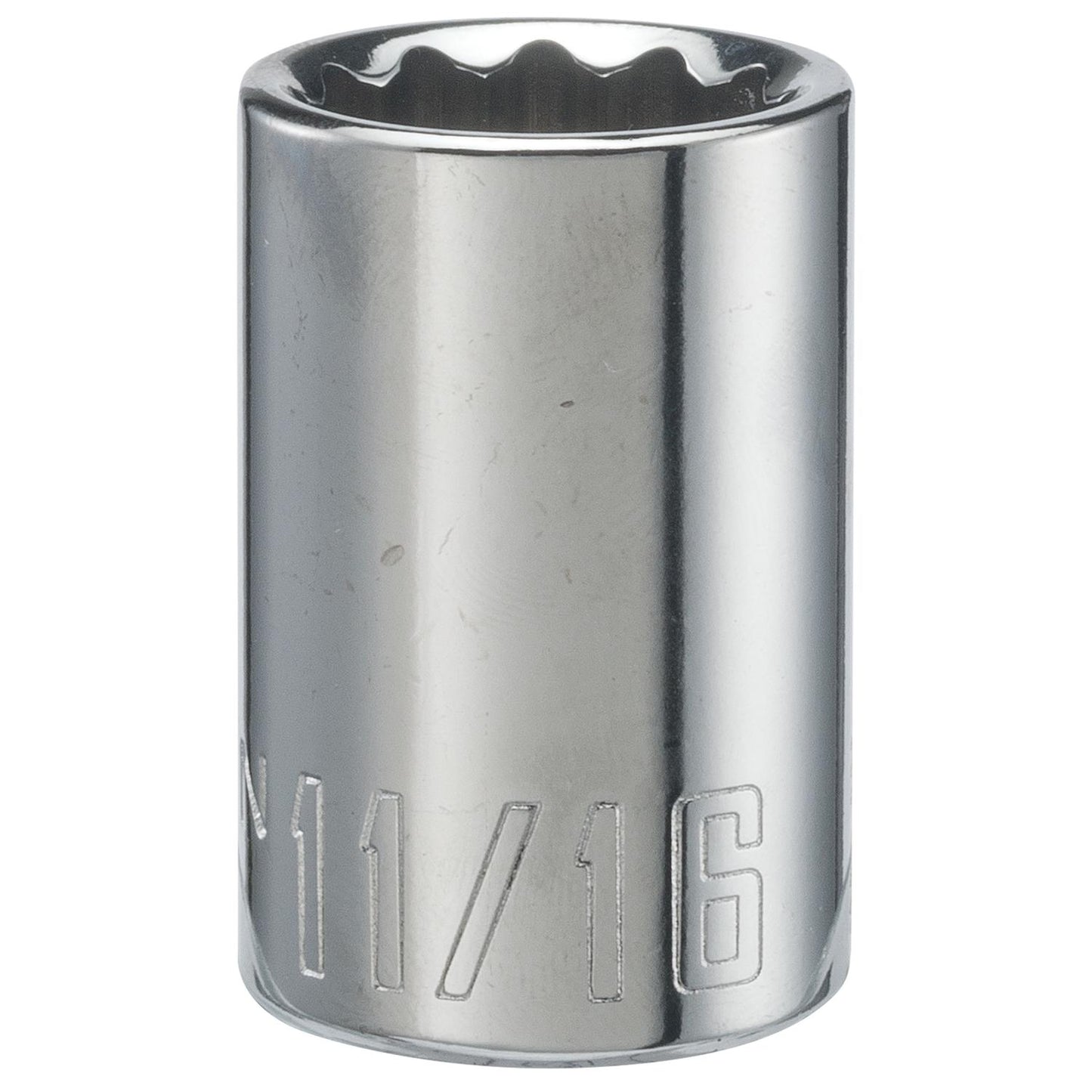 Craftsman SAE 12 Point Shallow Socket - 11/16 in. X 1/2 in. Drive