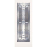 30 in. x 80 in. 1 Lite Preston Zinc Smooth Primed MDF Interior Door Slab - Super Arbor