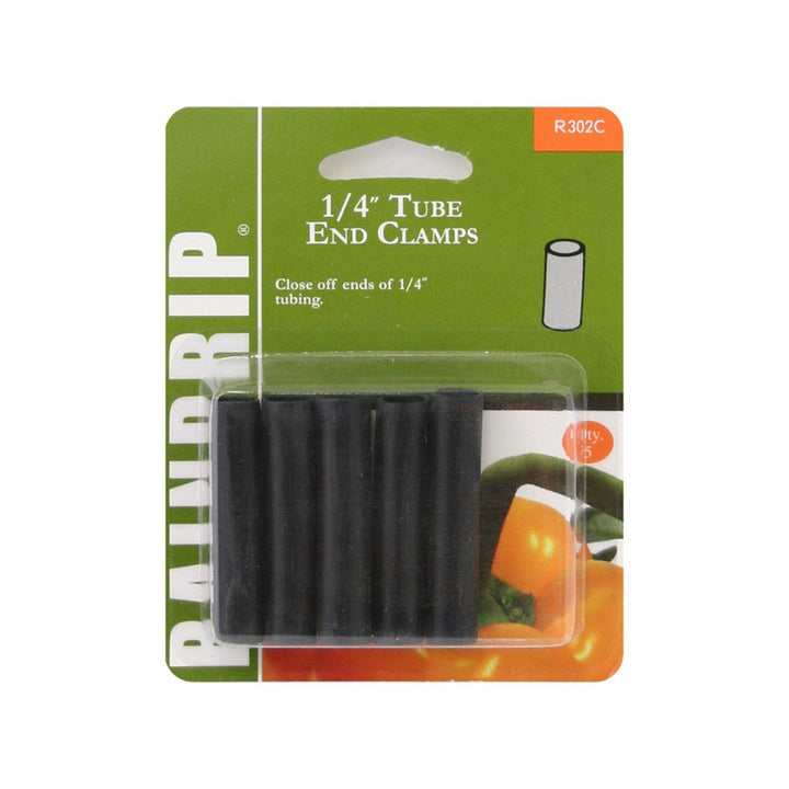 Raindrip For 1/4 in. Tubing Drip Irrigation End Clamp, 10-Pack