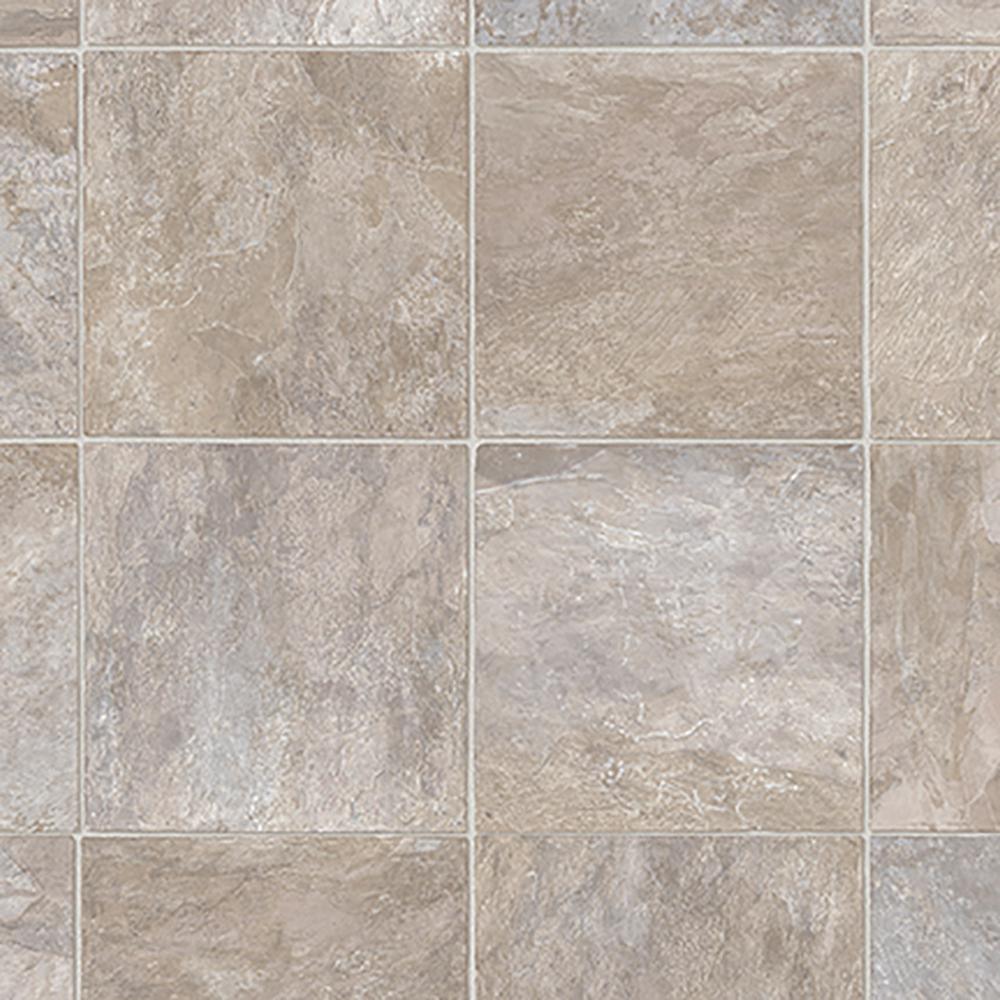 IVC Wheaton Tile Residential Vinyl Sheet, Sold by 13.2 ft. Wide x Custom Length
