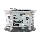 500 ft. 14/19 Black Stranded THHN Cable - Super Arbor