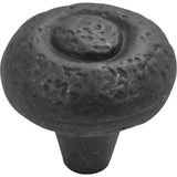 1-1/2 in. Black Cabinet Knob - Super Arbor