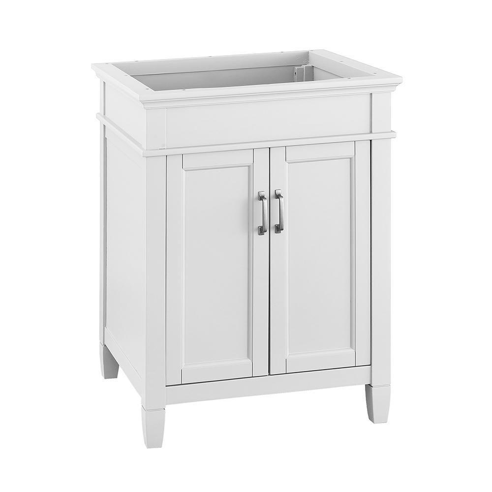 Ashburn 24 in. W x 21.63 in. D Vanity Cabinet in White - Super Arbor