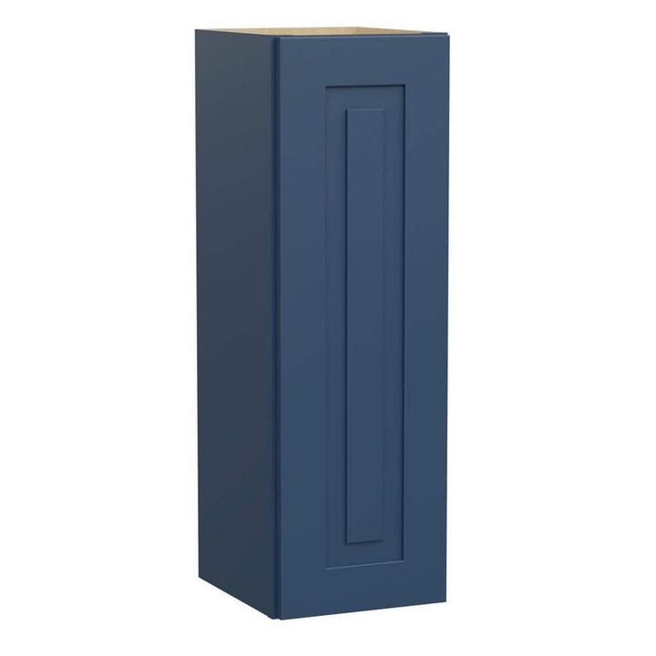 Home Decorators Collection Grayson 9 in. W x 12 in. D x 36 in. H Assembled Plywood Wall Kitchen Cabinet in Mythic Blue with Soft Close