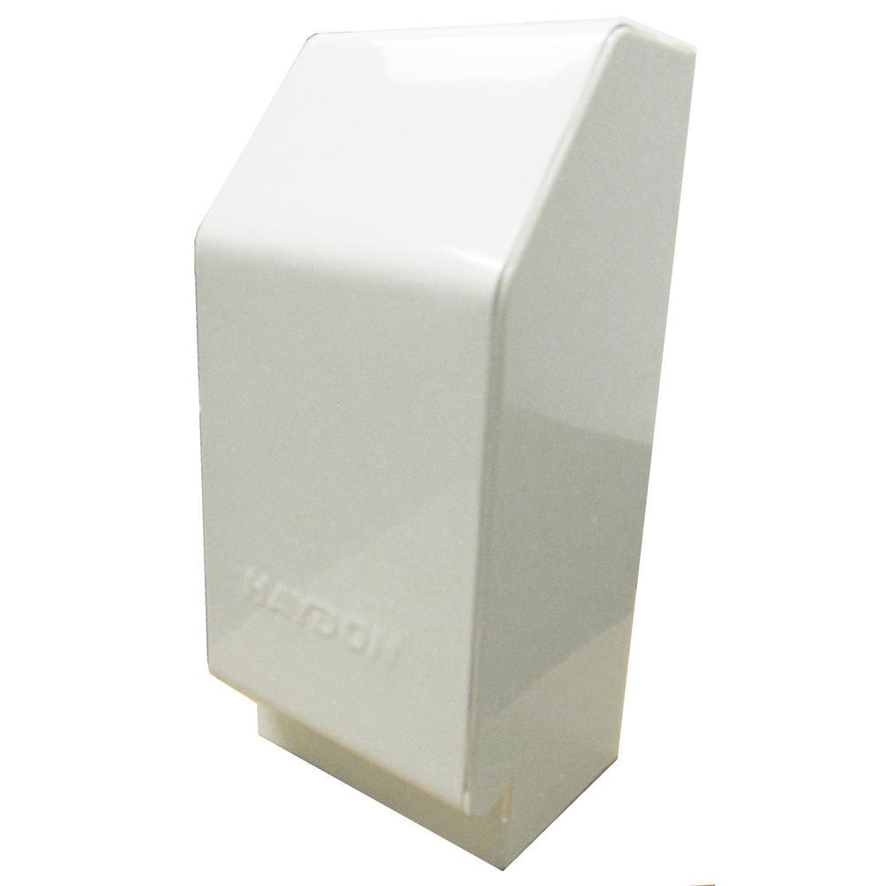 Heat Base 750 3 in. Right-Hand End Cap for Baseboard Heaters - Super Arbor