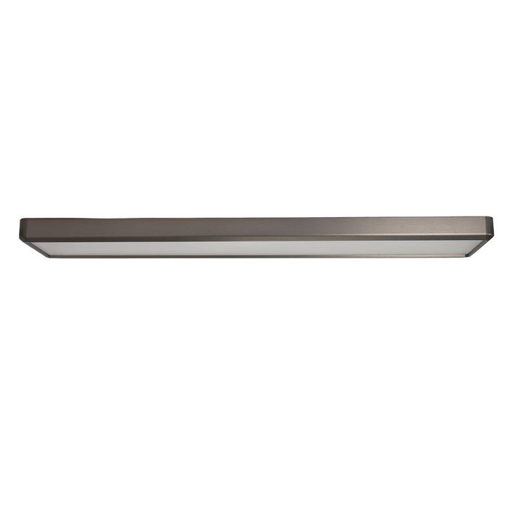 Commercial Electric 4 ft. x 10 in. Blackened Steel Back-Lit LED Panel Light 4000 Lumens 3000K 4000K 5000K Dimmable Kitchen Lighting
