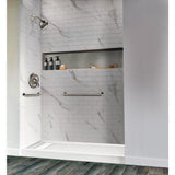 Storage Pod 34.5 in. x 14 in. 18-Gauge Stainless Steel Shower Niche - Super Arbor