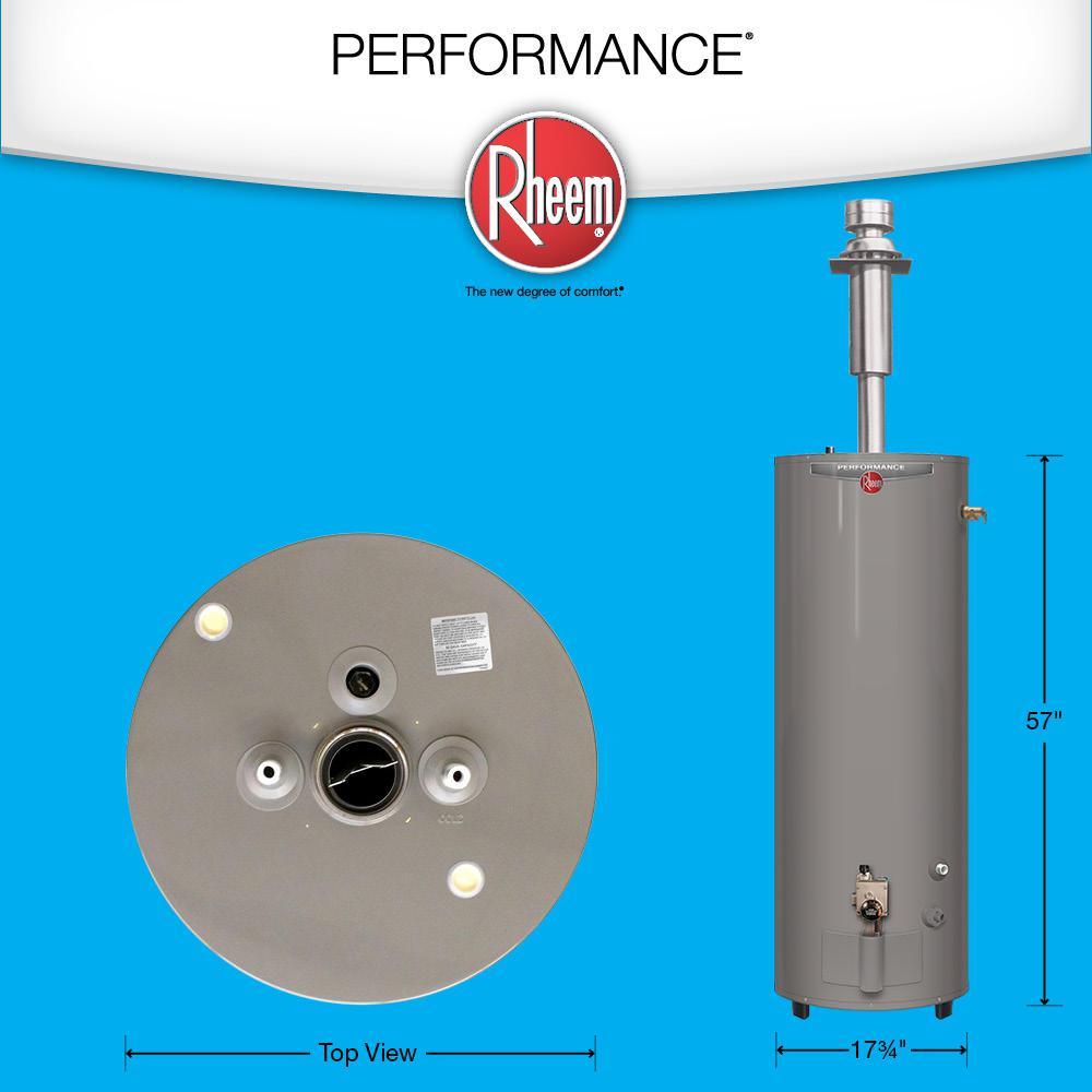 Performance Manufactured Housing 30 Gal. Tall 6 Year 30,000 BTU Convertible Natural Gas/LP Direct Vent Tank Water Heater - Super Arbor
