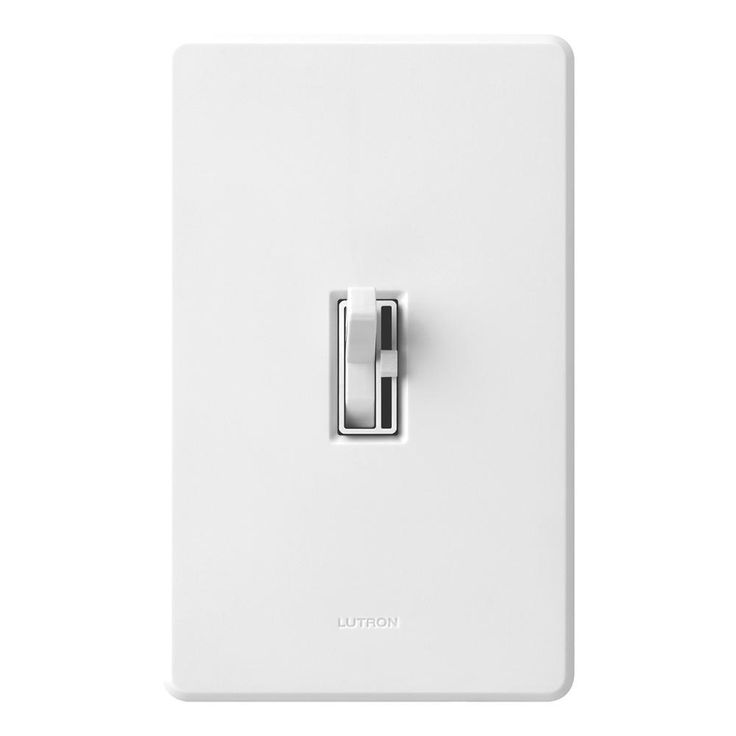 Lutron Toggler 1.5 Amp Single-Pole or 3-Way 3-Speed Fan Control - White