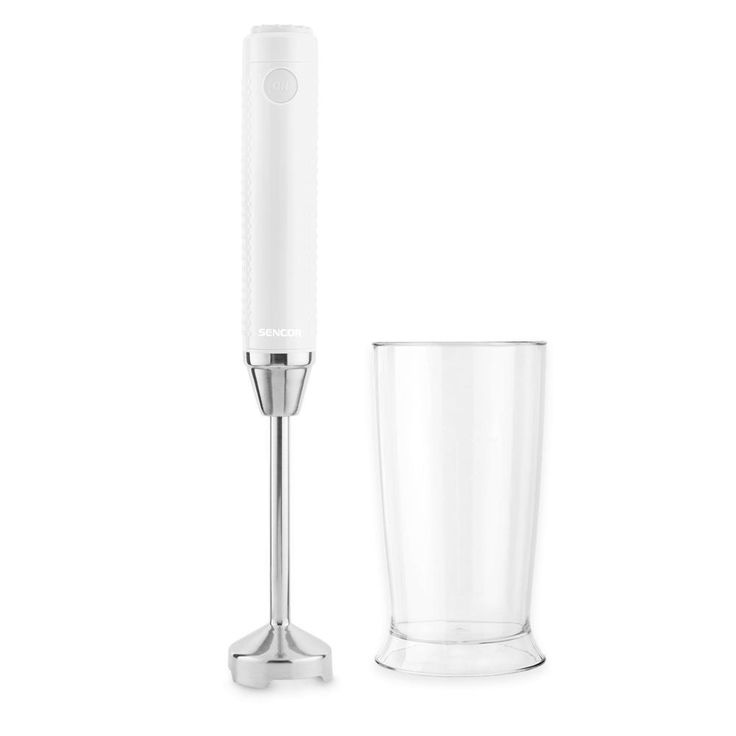 2-Speed Snowdrop White Hand Blender with Beaker