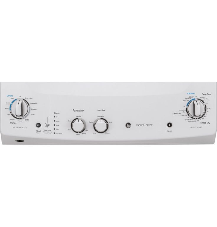 GE White Laundry Center 3.8 cu. ft. Washer and 5.9 cu. ft. 240-Volt Vented Electric Dryer