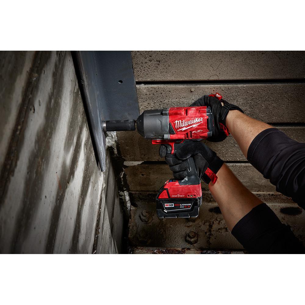 M18 FUEL 18-Volt 1/2 in. Lithium-Ion Brushless Impact Wrench & ONE-KEY 3/4 in. Impact Wrench with (2) 6.0Ah Batteries - Super Arbor