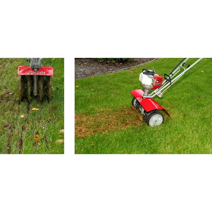 Mantis Aerator and Dethatcher Combo for Tillers