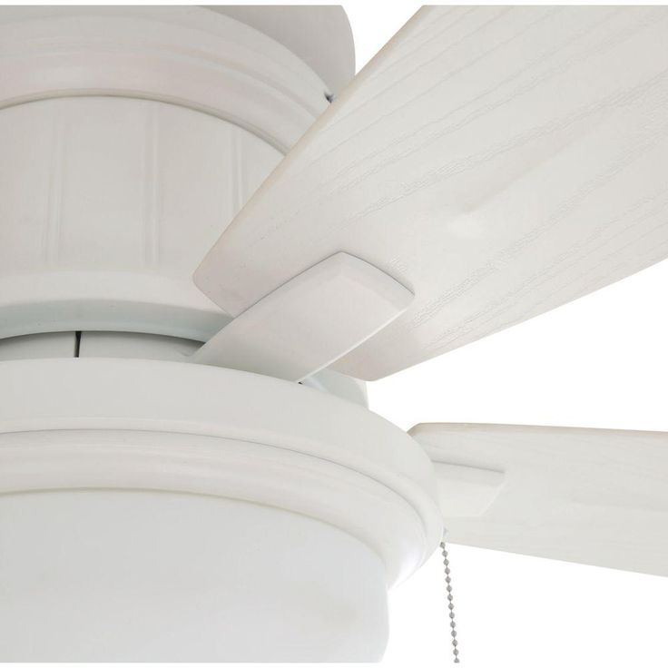Roanoke 48 in. LED Indoor/Outdoor Matte White Ceiling Fan with Light Kit