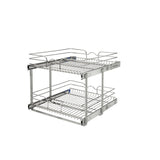 Rev-A-Shelf 20.75-in W x 19-in H 2-Tier Pull Out Metal Soft Close Baskets & Organizers