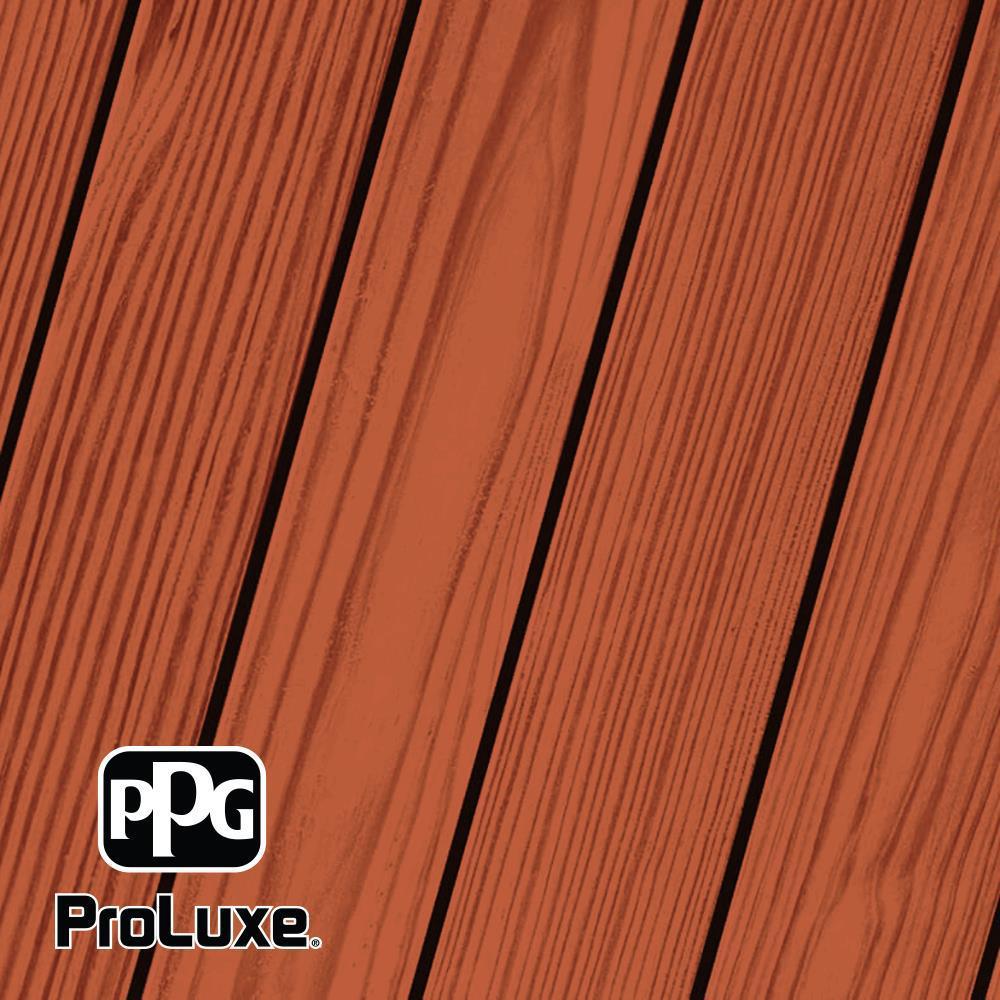 PPG ProLuxe 1 gal. Mahogany SRD Exterior Transparent Matte Wood Finish - Super Arbor