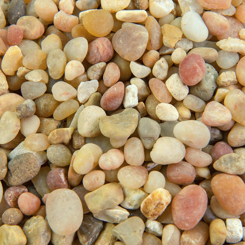 Southwest Boulder & Stone 0.50 cu. ft. 3/8 in. White Ice Bagged Landscape Rock and Pebble for Gardening, Landscaping, Driveways and Walkways - Super Arbor