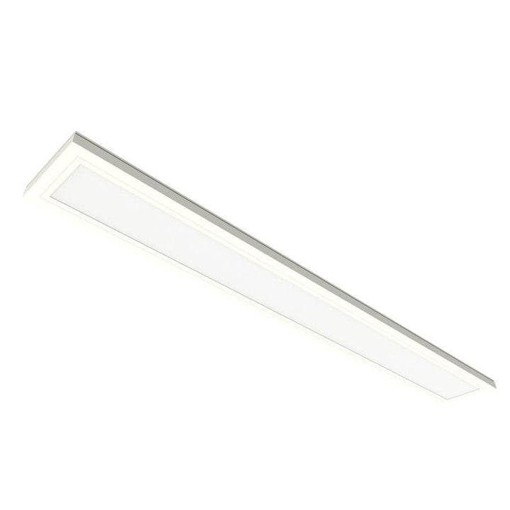 6 in. x 4 ft 24-Watt Dimmable White Integrated LED Edge-Lit Flat Panel Ceiling Flush Mount Light with Color Changing CCT